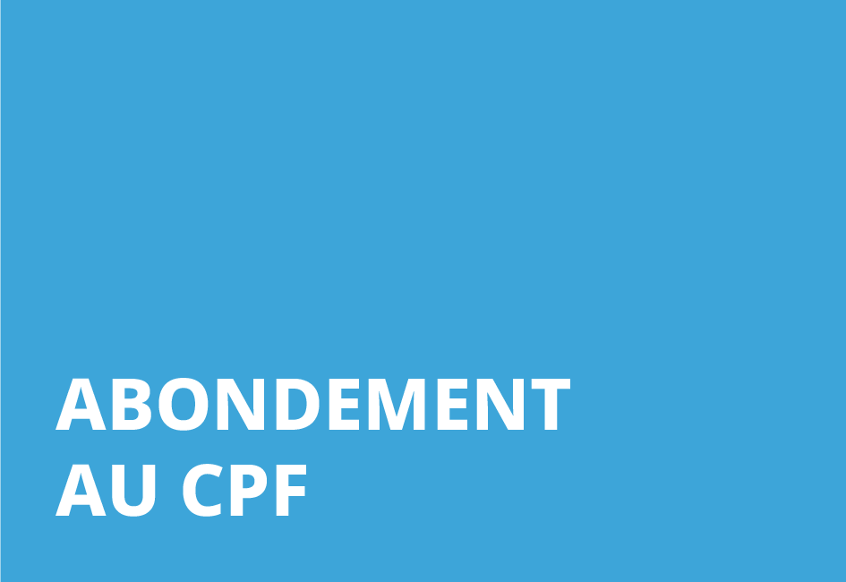 Abondement au CPF