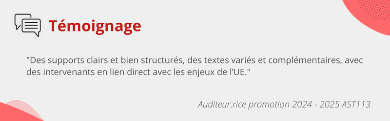 Témoignage AST113 2024-2025