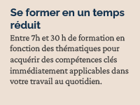 Se former en un temps réduit