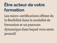 Être acteur de votre formation