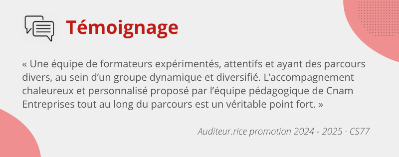 Témoignage CS77 2024-2025