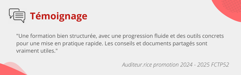 Témoignage FCTP52 2024-2025