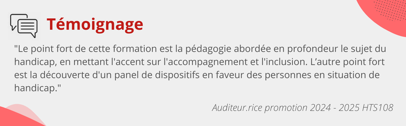 Témoignage HTS108 2024-2025