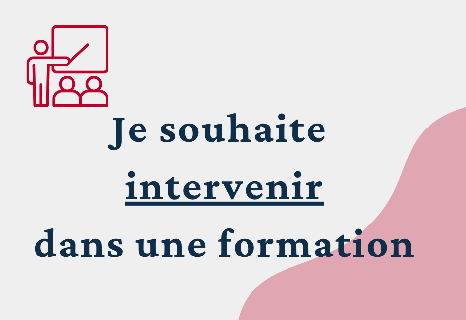 Je souhaite intervenir dans une formation